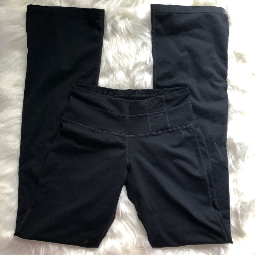 Prana Black Straight Leg Yoga Pant